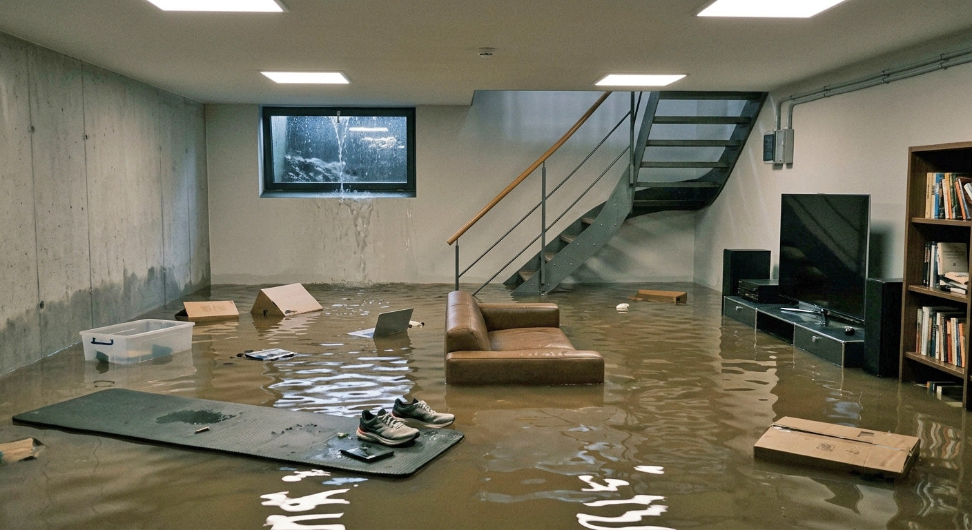 Wasserschaden im Keller richtig trocknen