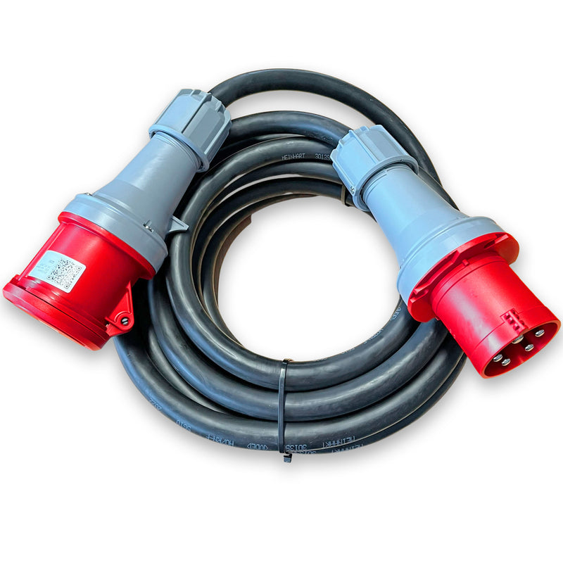 63A CEE Verlängerungskabel 10Q IP67 H07RN-F 5G10