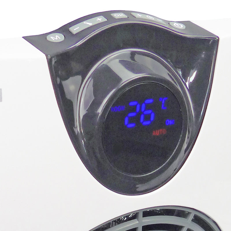 Kleiner Heizlüfter für Bad WDH-E20 2kW Display