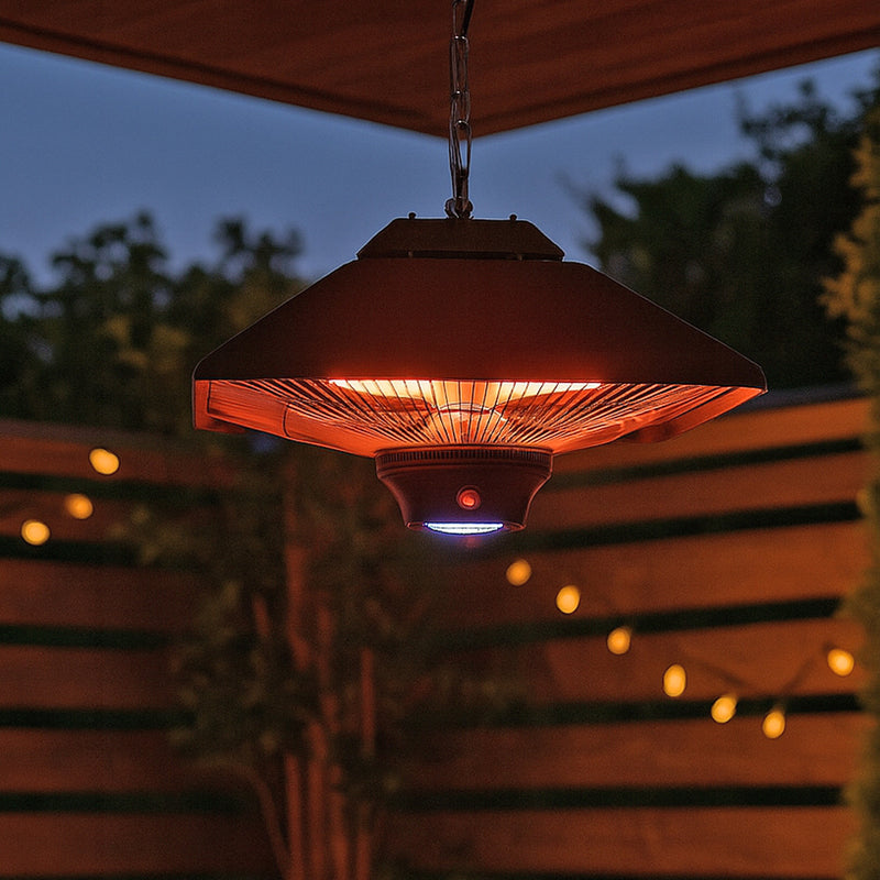 Infrarot-Decken-Heizstrahler Lampen-Design 2 kW WDH-200LS Terrasse