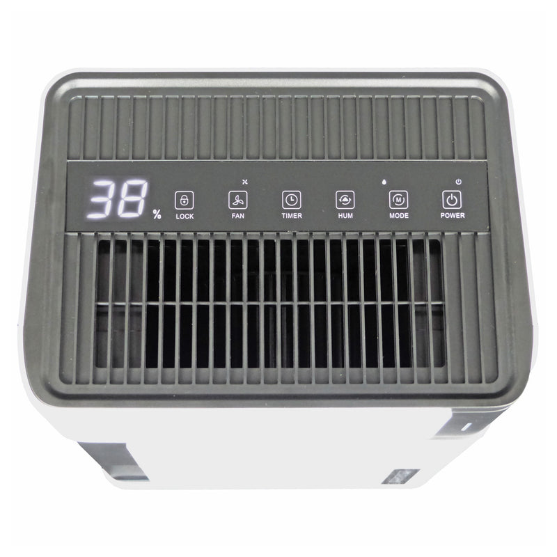 Leiser Luftentfeuchter für Wohnung und Keller WDH-106LE Bedienerfeld