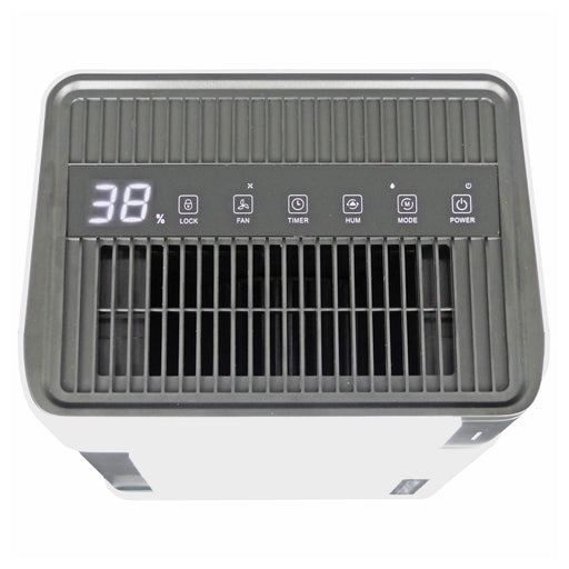 Leiser Luftentfeuchter für Wohnung und Keller WDH-106LE Bedienerfeld