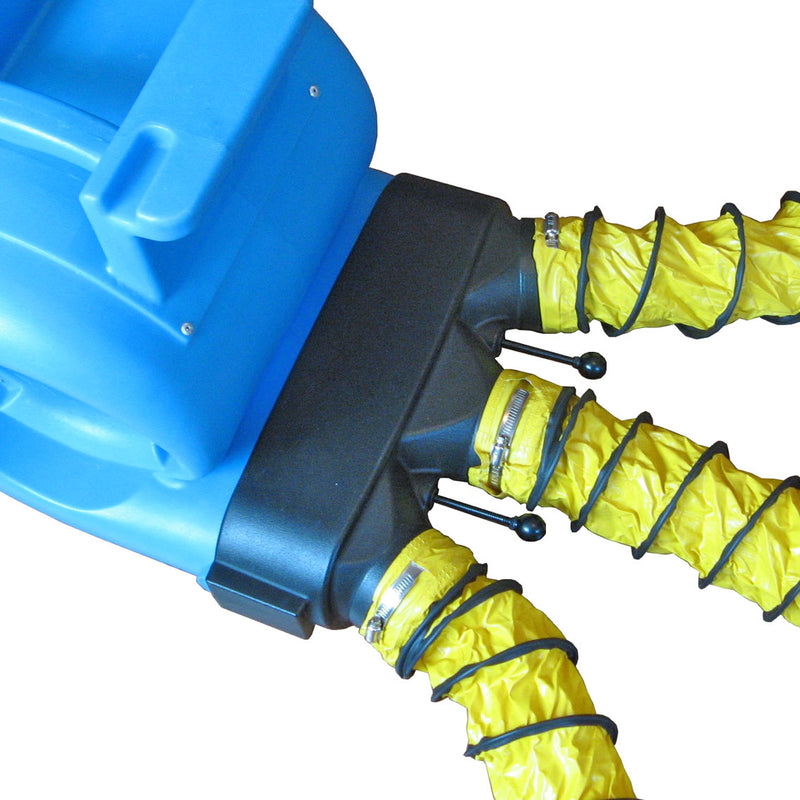 Luftschläuche 10m Q10 Anwendungsbeispiel mit Turbolüfter AB10