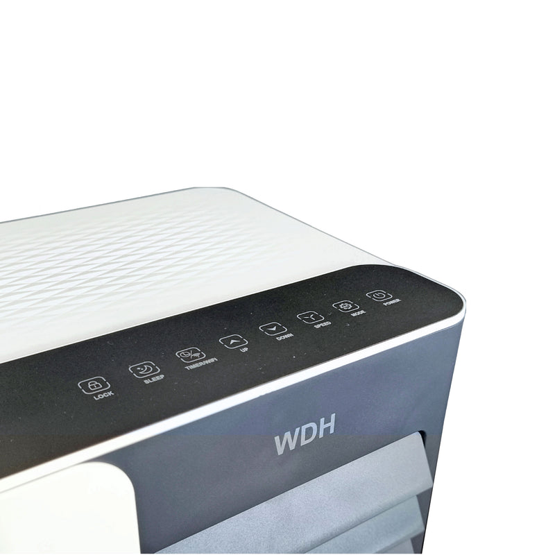 Mobiles Klimagerät mit Abluftschlauch WDH-AC016 WIFI Bedienerfeld