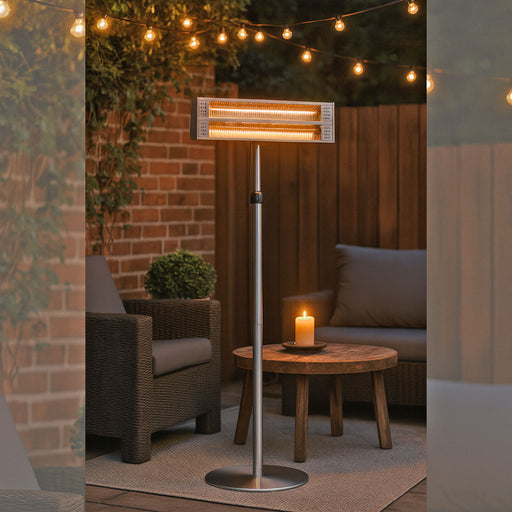 Outdoor Infrarot-Heizstrahler mit Ständer 2.4kW WDH-240GT