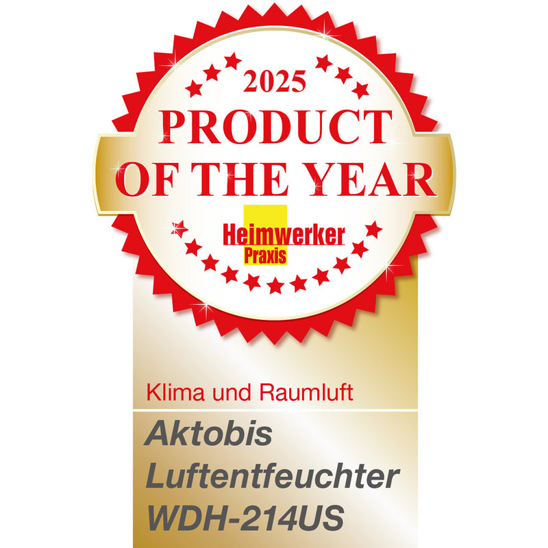 Sehr leiser Luftentfeuchter mit WLAN WDH-214US Testsieger