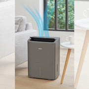 Sehr leiser Luftentfeuchter mit WLAN WDH-214US im Wohnzimmer