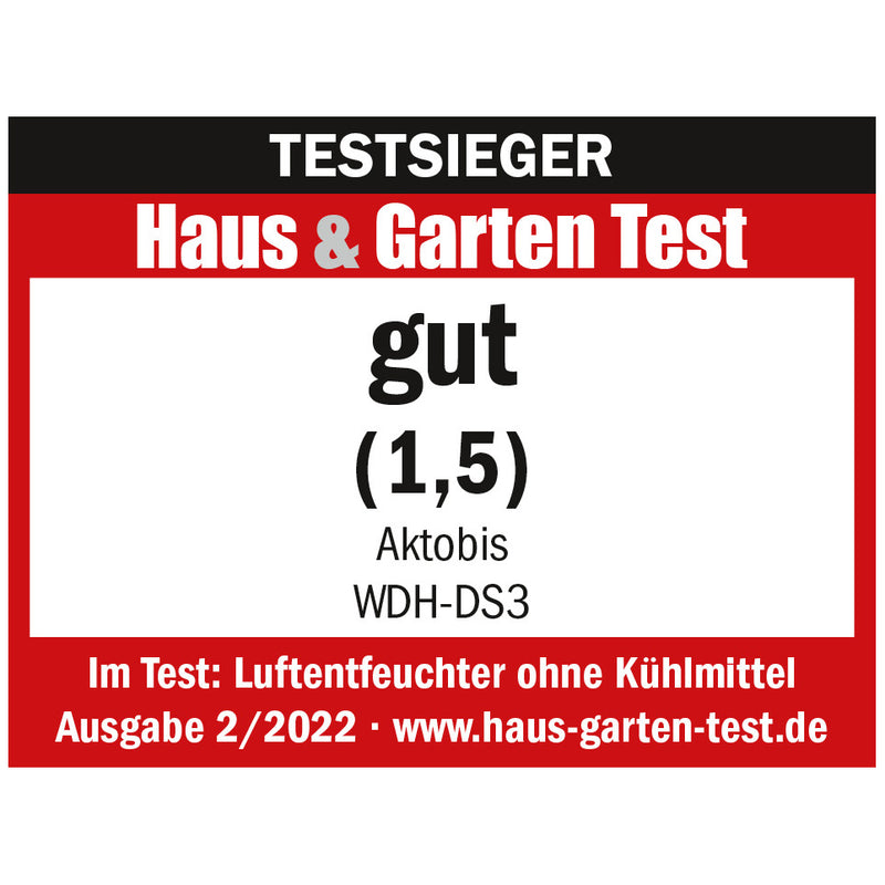 Adsorptions-Luftentfeuchter für kalte Räume WDH-DS3 Testsieger